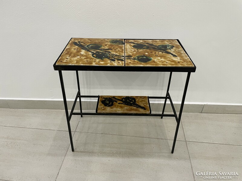 Retro ceramic iron table gallery modern mid century