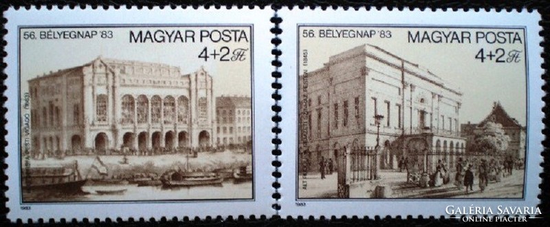 S3595-6 / 1983 Bélyegnap bélyegsor postatiszta
