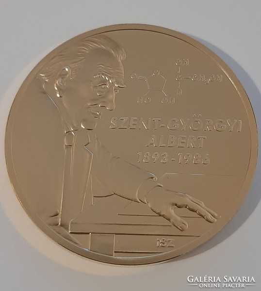 Szent - Györgyi Albert 24-carat gold-plated commemorative coin in unc capsule 2012