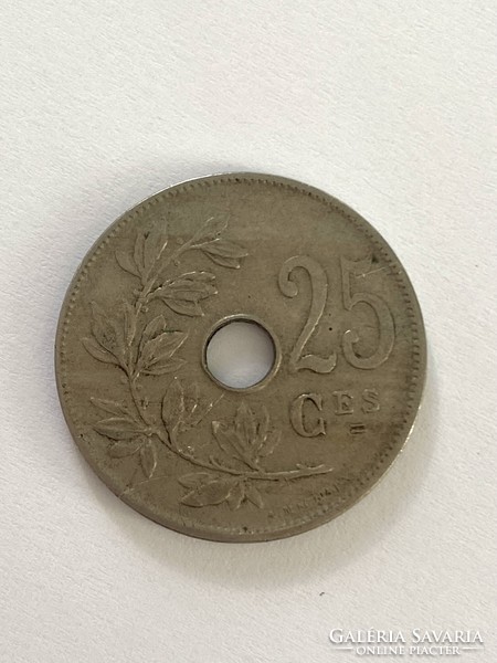 25 Centime Belgium 1927 Belgique Belga királyság