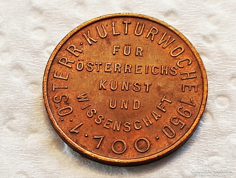 Austria goldener groschen 1950. Commemorative coin