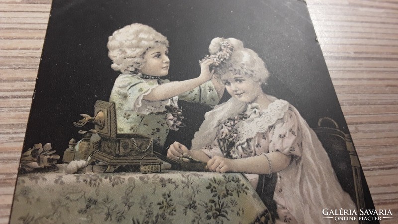 Antique greeting postcard.