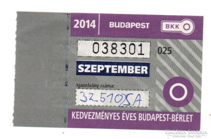 Bkv pass September 2014