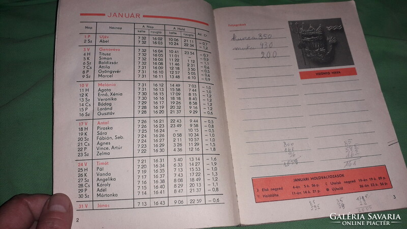 1971.Passuth László -  Kincses Kalendárium 1971  a képek szerint
