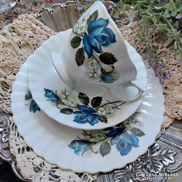 Blue rose breakfast set