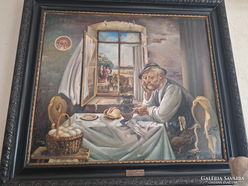Zoltán Závory painting for sale