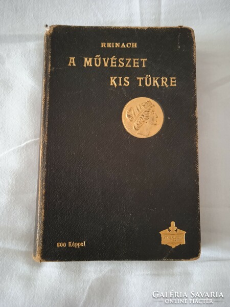 Reinach Salamon: - A művészet kis tükre  1911. második kiadás, bőrkötés, antik darab