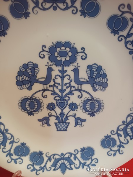 Alföldi blue wall plate with birds