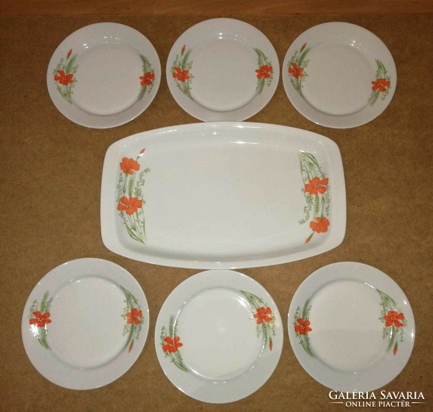 Alföldi porcelain poppy offering set