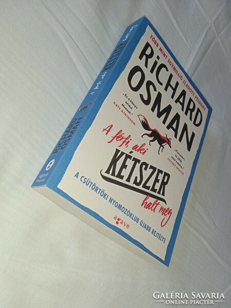 Richard Osman - A férfi, aki kétszer halt meg - Új, olvasatlan és hibátlan példány!!!