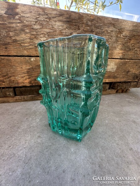Cseh üveg váza-Sklo Union Vladislav Urban
