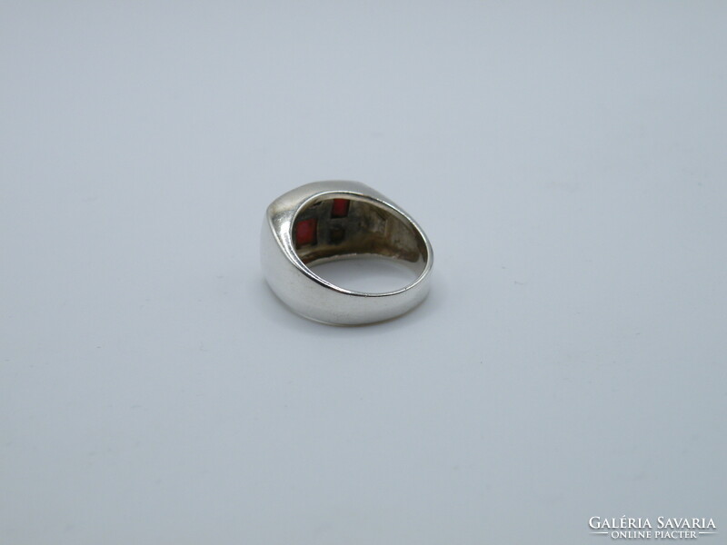 UK0175 Elegáns ezüst 925 gyűrű méret 54 1/2