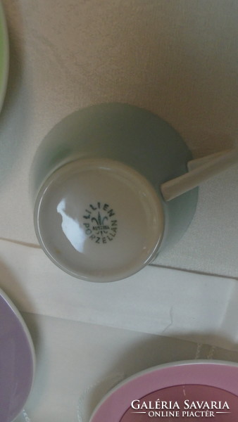Szép ritka hibátlan szines  Lilien porcelán kávézó Ausztria