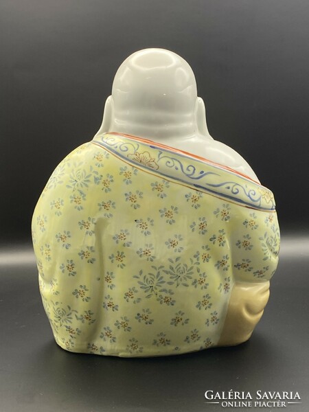 Porcelain laughing buddha