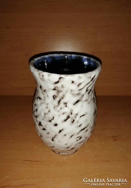 Hódmezővásárhely ceramic vase - 13 cm high (24/d)