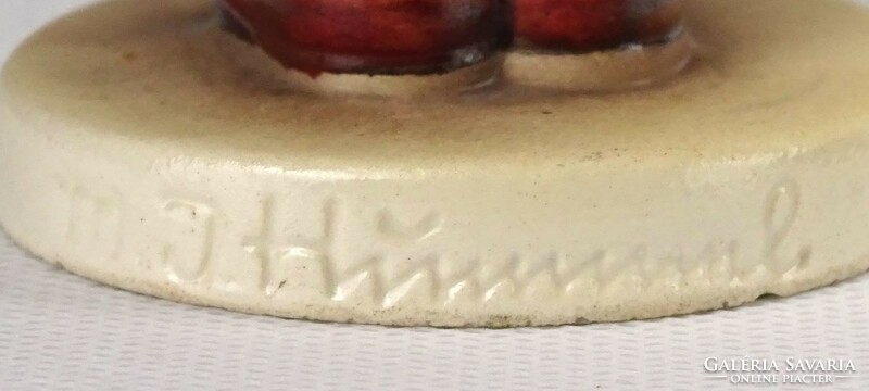 1Q328 Régi Hummel porcelán kosaras kislány 12 cm