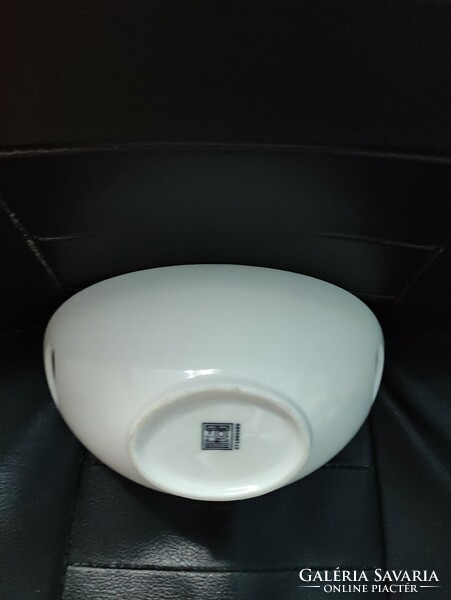 Modern white porcelain bowl.