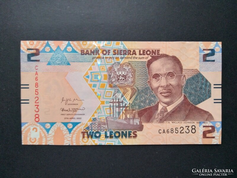 Sierra leone 2 leones 2022 oz