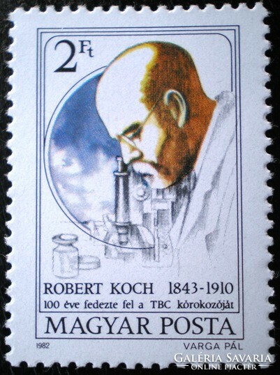 S3501 / 1982 Robert Koch bélyeg postatiszta