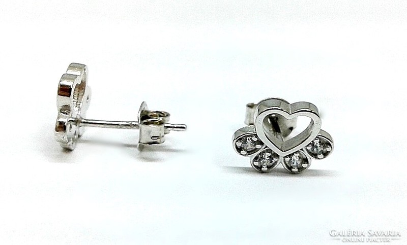 Heart-shaped silver pendant (zal-ag116345)