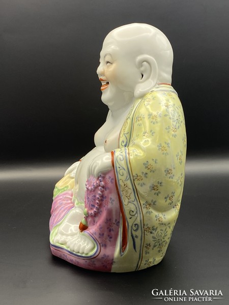 Porcelain laughing buddha