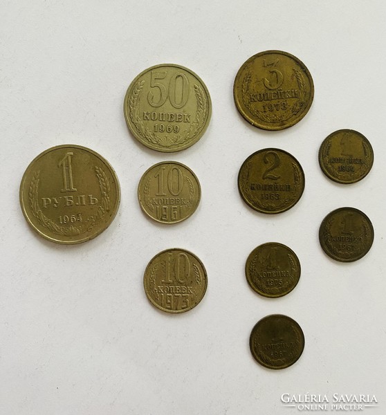 10 rubles and kopecks kopecks USSR cccp real rarity, 1961-1975