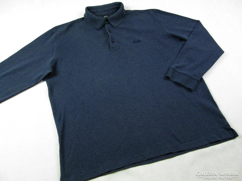 Original hugo boss (xl) elegant men's elastic long-sleeved t-shirt top