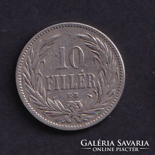 10 Fillér 1894 KB.