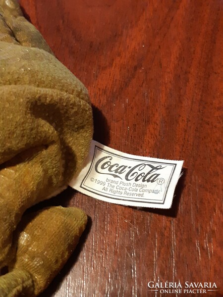 1999 Coca-Cola plüs babzsák játék