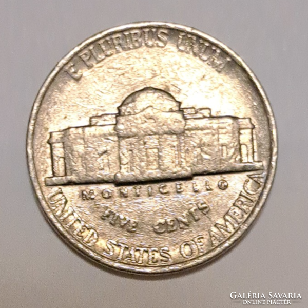 1987.  USA 5 cent  (1303)
