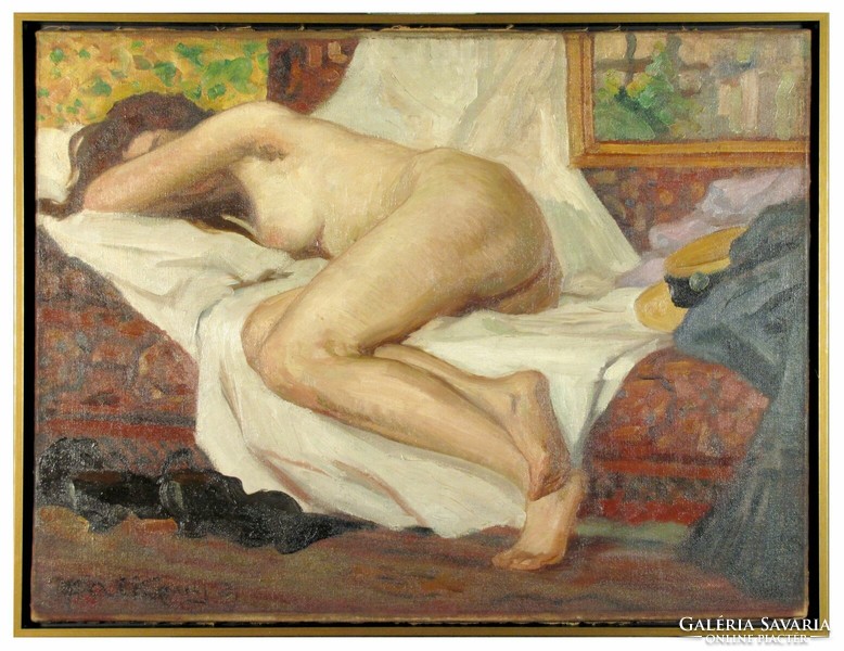 István F. Alkony: female nude