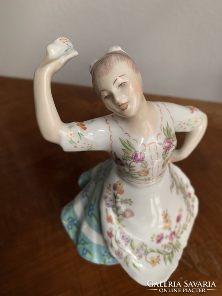 Zsolnay ballerina porcelain