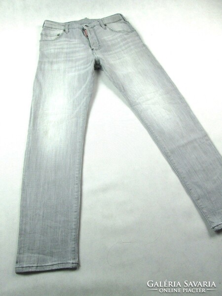 Original dsquared2 (w31) men's gray distressed stretch jeans