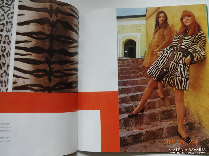 Retro brochure: tannimpex fur fashion - in English and German