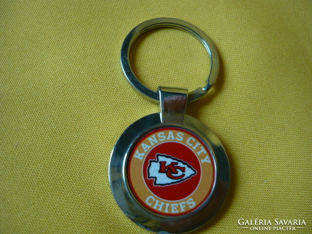 Kansas city chiefs metal key ring