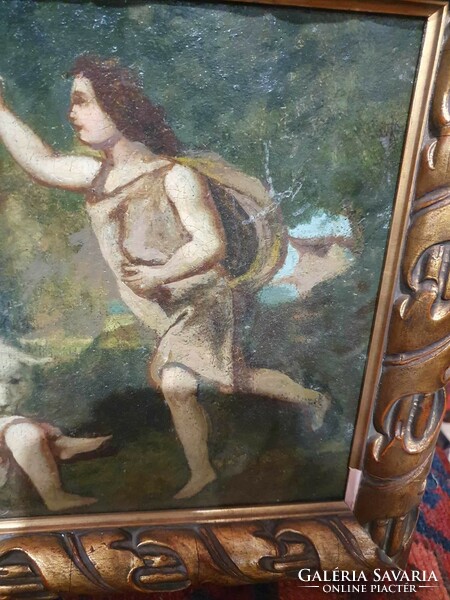 Very high-quality, beautifully painted 18th-century mythological oil-on-canvas painting. It has no signature.