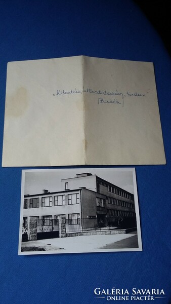 50 éves ballagási tarisznya 1968 - 1972 - Semmelweis Eü. Szakközépiskola Bp. XIX. (pogácsa, kitűző)