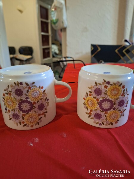 Lowland porcelain floral mug