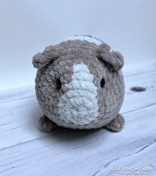 Crocheted plush guinea pig