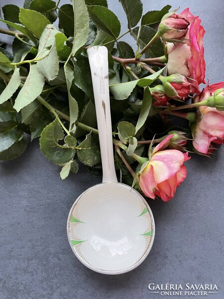 Antique porcelain and earthenware ladles