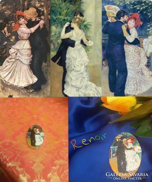 Renoir pendant ~ dance in bougival 1883 ~
