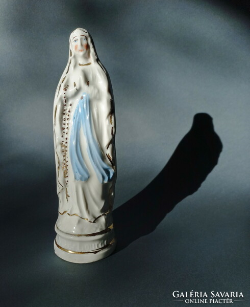 Porcelán Lourdes Mária szobor