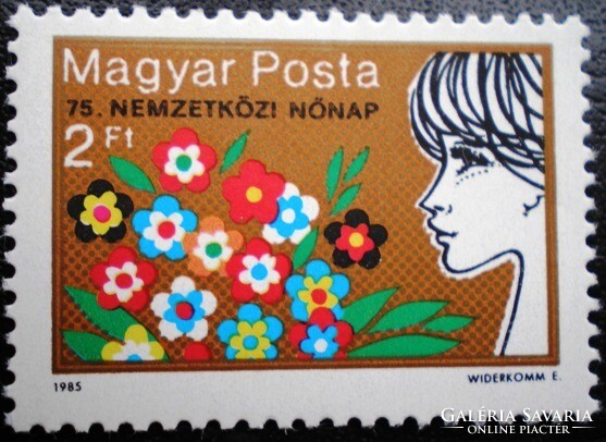 S3697 / 1985 Nőnap bélyeg postatiszta