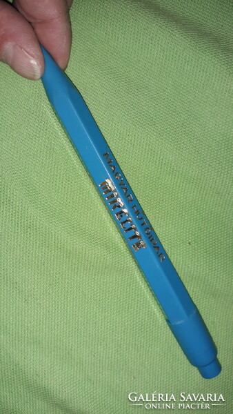 1970. cca kék tamponnyomott  ÓRIÁS reklám toll MIRELITE MAGYAR HŰTŐIPAR 18 cm a képek szerint