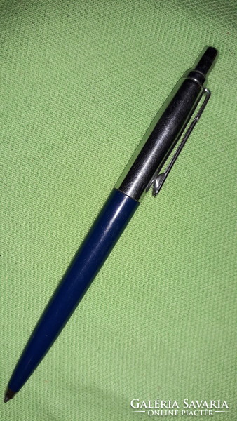 About 1970. Pevdi - Pax stationery factory metal - plastic, silver - Parisian blue ballpoint pen as shown in the pictures