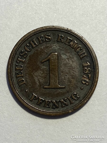 1 Pfennig 1876 German Empire