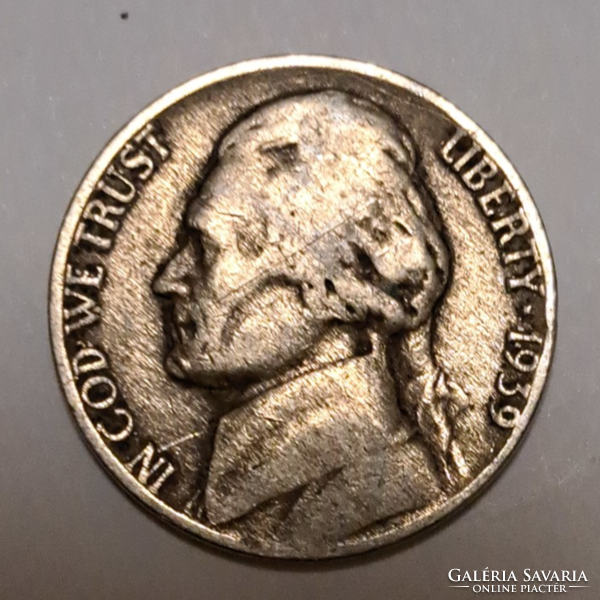 1939.  USA 5 cent  (1307)