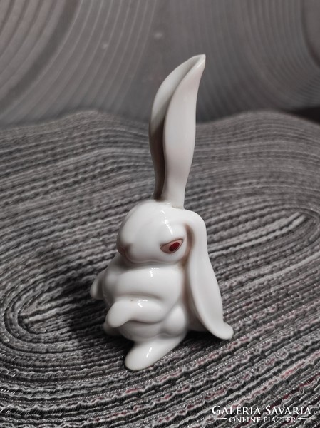Herend porcelain Kajla rabbit with ears, tertia