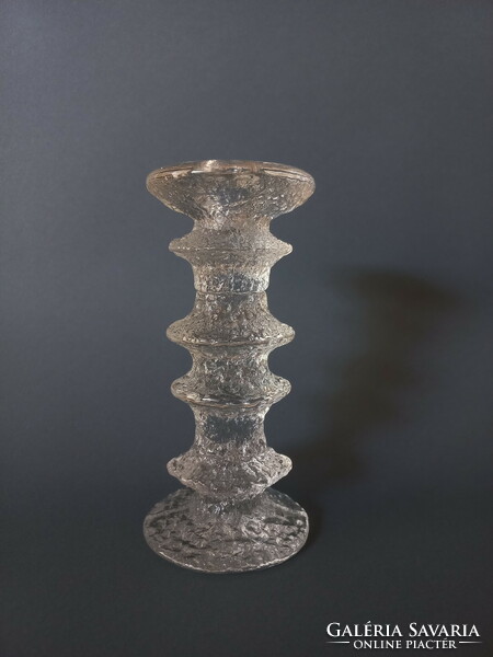 Ice glass candle holder made in the Finnish iittala factory