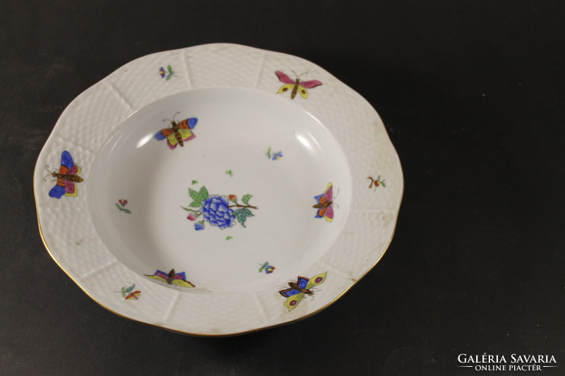 Old Herend victorian pattern deep plate 791